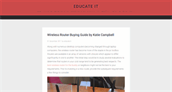 Desktop Screenshot of educate-it.org