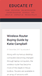Mobile Screenshot of educate-it.org